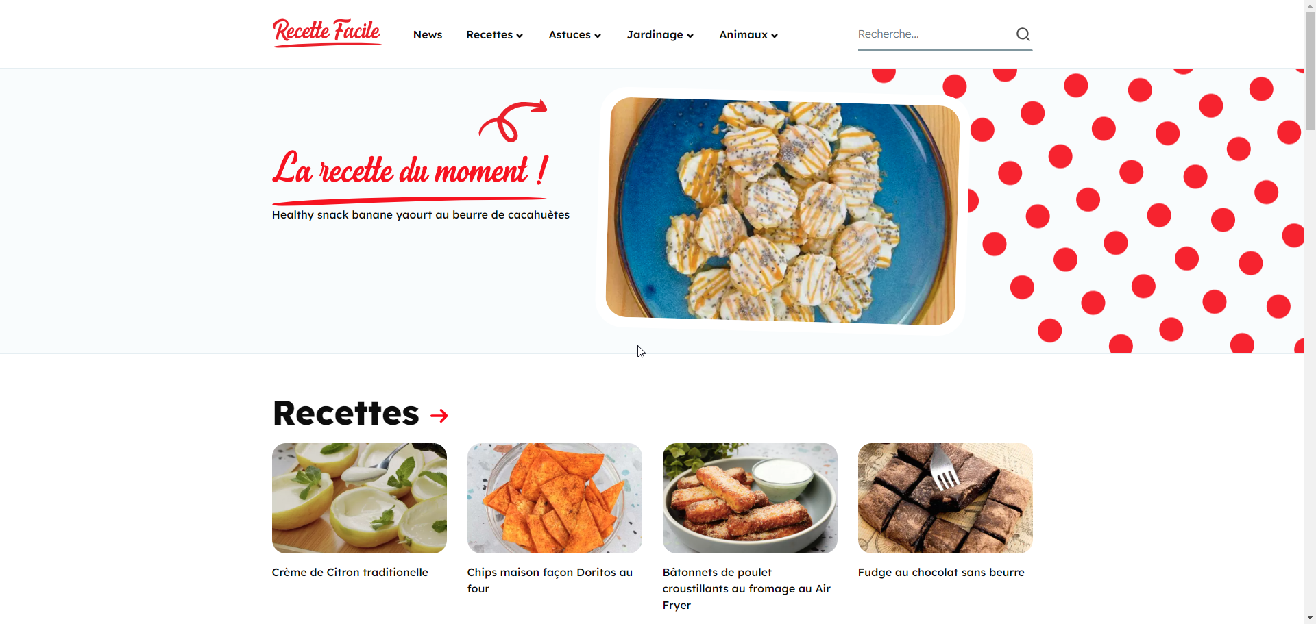 Recet­te faci­le | Recette facile Recherche de recette par ingrédients